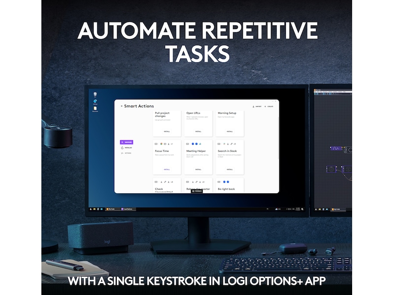 Logitech MX Keys S Trådløst Tastatur (graphite) Tastatur
