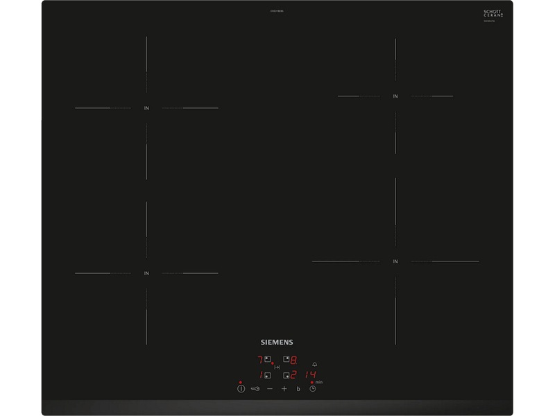 Siemens EH631BEB6X Induksjonsplate (sort) Induksjonstopp