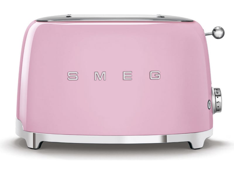 Smeg TSF01PKEU Brødrister for 2 skiver (rosa) Brødristere