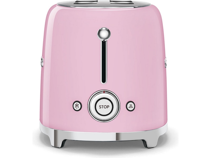 Smeg TSF01PKEU Brødrister for 2 skiver (rosa) Brødristere