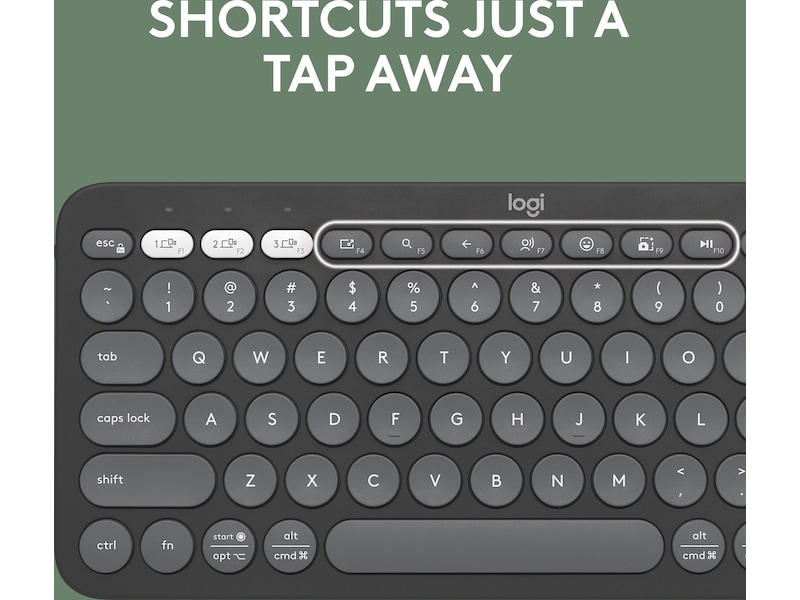 Pebble Keys 2 K380s (sort) Tastatur