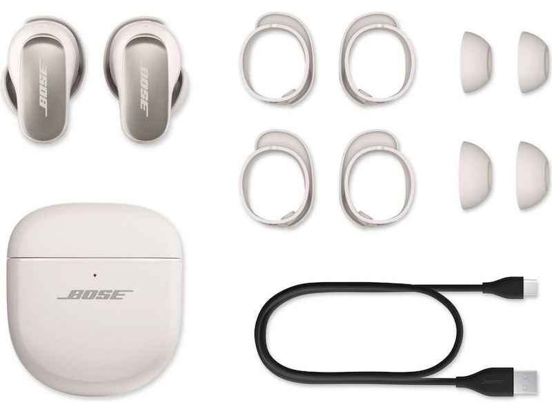 Bose QuietComfort Ultra Earbuds trådløse hodetelefoner, In-Ear (hvit) Ørepropper