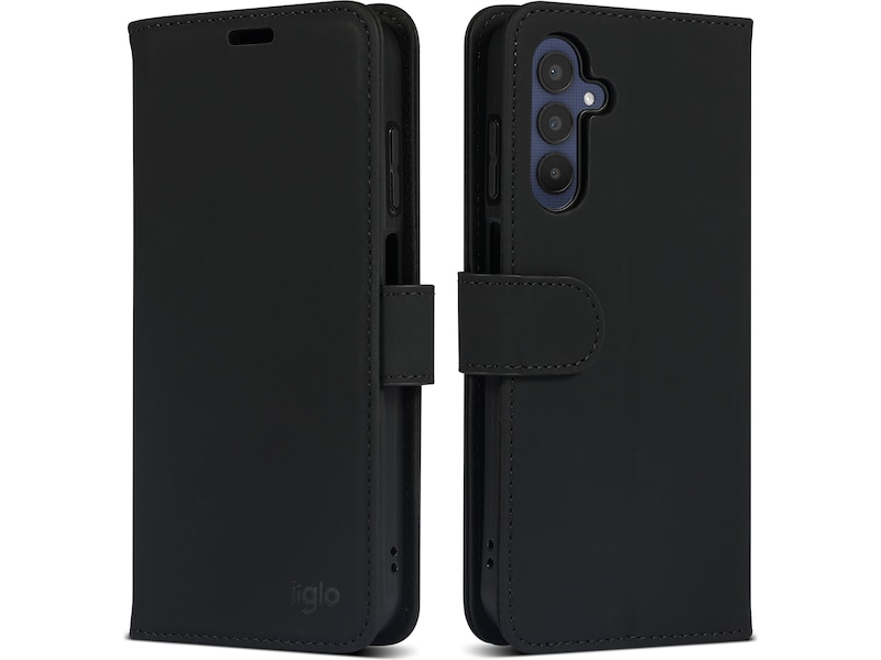 iiglo Samsung Galaxy A25 Lommebokdeksel (sort) Mobildeksel