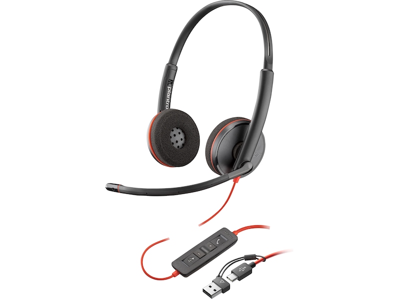 Poly Blackwire MS 3320 USB-C Headset Kablede hodesett