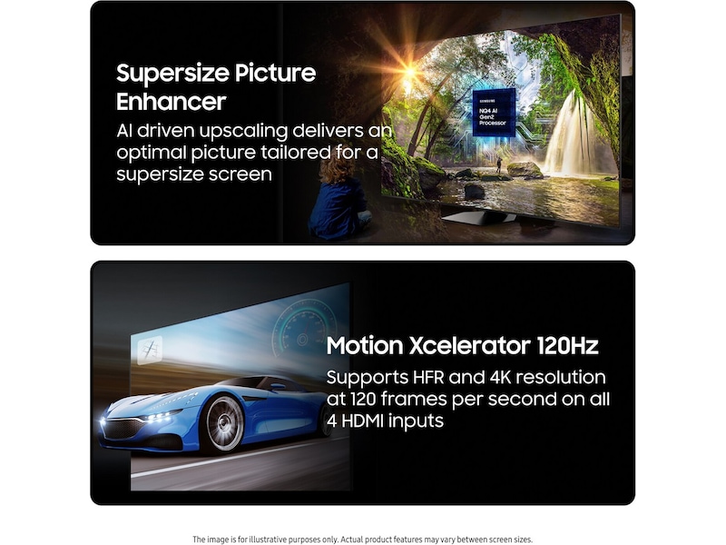 Samsung 98" DU9005K LED TV TU98DU9005K Over 80 tommer TV