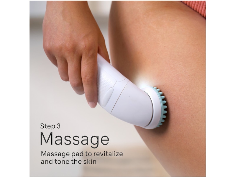 Braun Silk-épil 7 SkinSpa SE7-081 Epilator (hvit/sølv) Epilator & IPL-hårfjerning