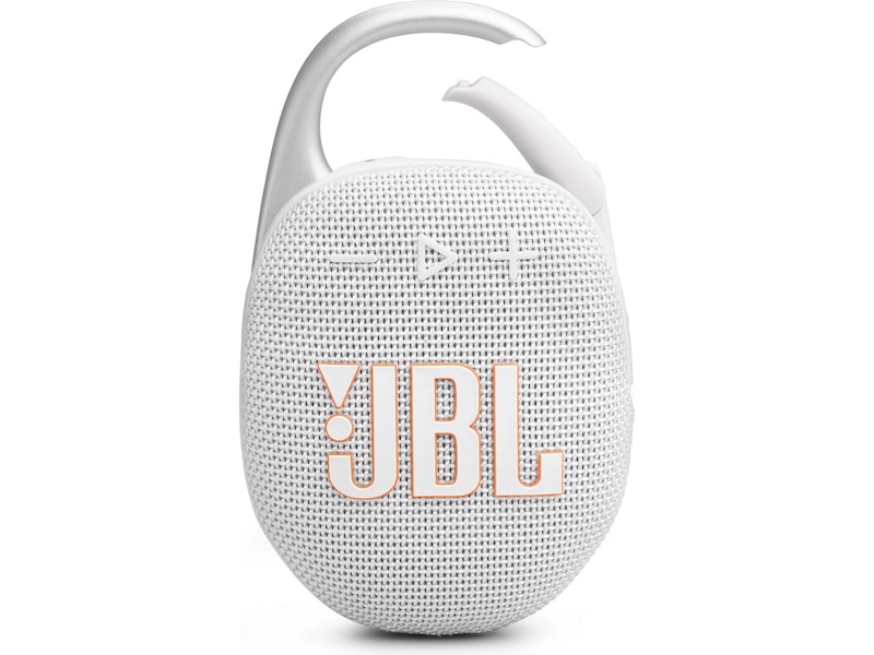 JBL Clip 5 Trådløs bluetooth høyttaler (hvit) Trådløs / Bluetooth-høyttaler