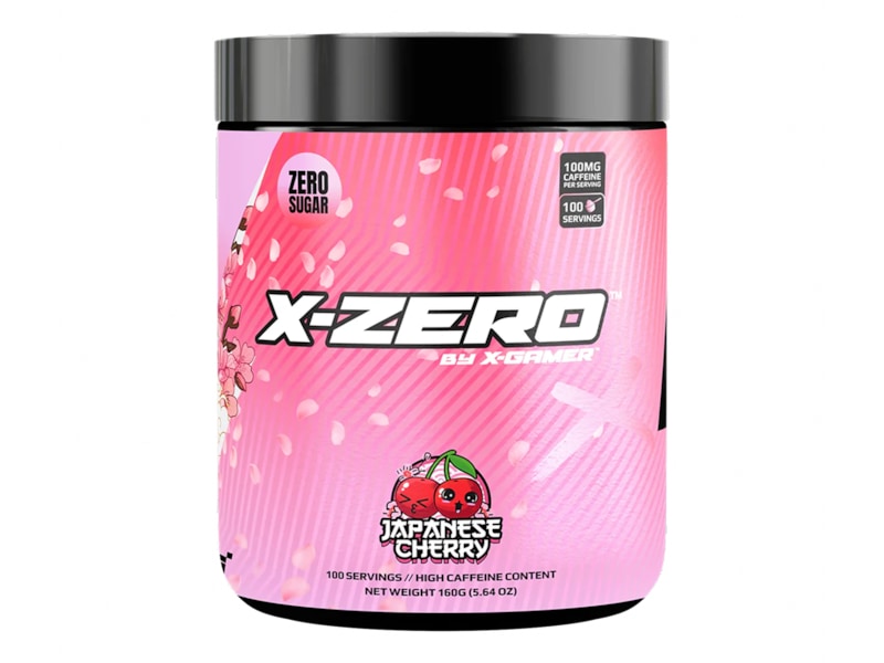 X-GAMER X-Zero Japanese Cherry Næringsdrikker og shaker