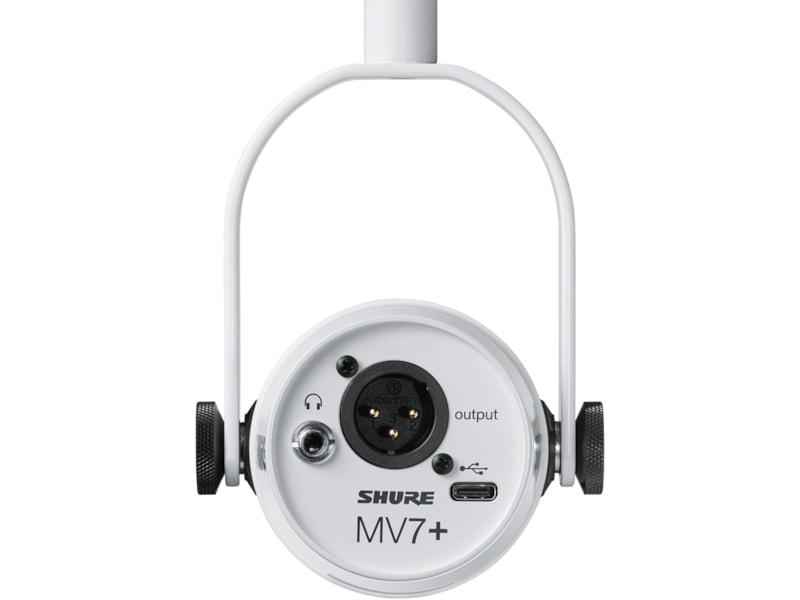 Shure MV7+ Podcast Mikrofon (hvit) Mikrofon