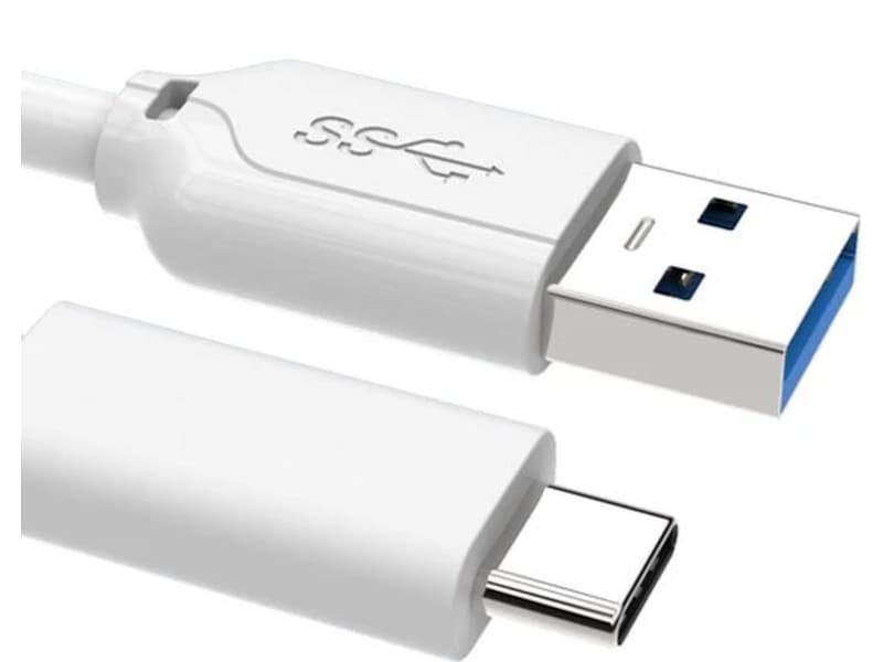 Andersson USB-C til USB-A kabel 2m (hvit) USB-kabler