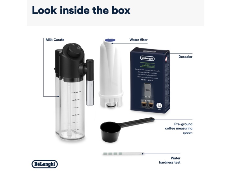 Delonghi Magnifica EVO Next ECAM310.60.B automatisk kaffemaskin (sort) Espressomaskiner