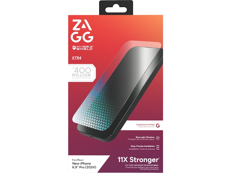 InvisibleShield Glass XTR4 iPhone 16 Pro Max Skjermbeskytter Skjermbeskytter