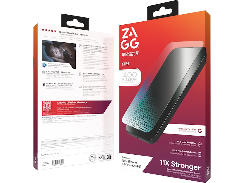 InvisibleShield Glass XTR4 iPhone 16 Pro Max Skjermbeskytter Skjermbeskytter