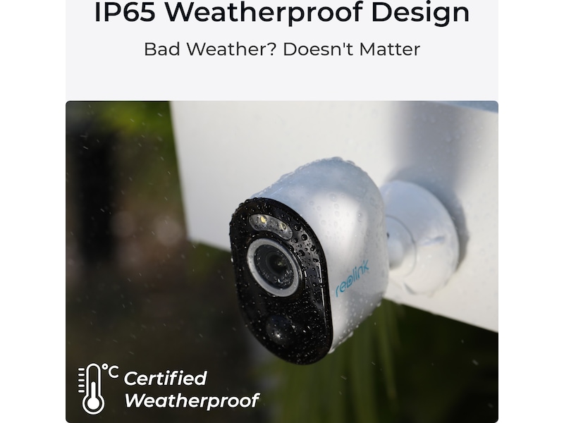 Reolink Argus 3 Pro Smart 2K trådløs utendørs overvåkningskamera Overvåkningskameraer