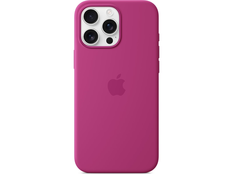 Apple iPhone 16 Pro Max Silikondeksel (fuksia) Mobildeksel