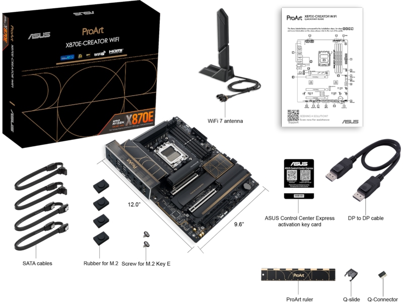 ASUS ProArt X870E-CREATOR WIFI Hovedkort AMD Socket