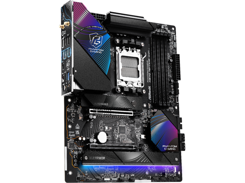 ASRock X870 Phantom Gaming Riptide WiFi Hovedkort AMD Socket