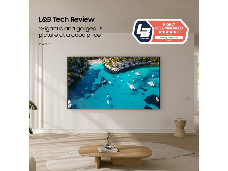 Samsung 98" DU9005K LED TV TU98DU9005K -B-Grade Demo TV/projektor