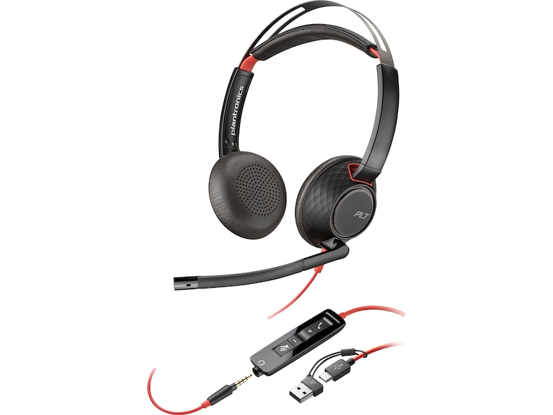 Poly Blackwire 5220 MS Teams USB-C Headset Kablede hodesett