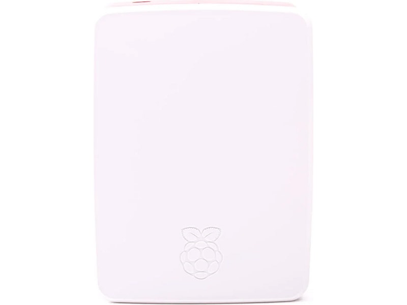 Raspberry Pi 4 B offisiell case (rød/hvit) Tilbehør