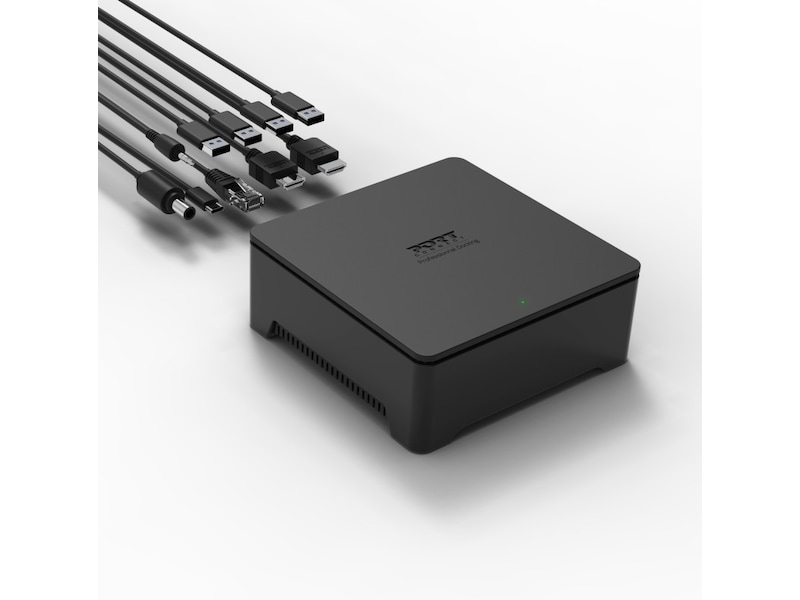 Port Design Universal Office Docking Station 2 x 2K Dockingstasjon & USB-HUB