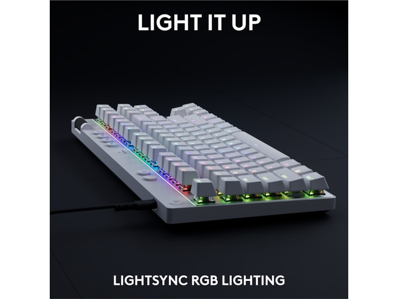 Logitech G Pro X TKL Rapid gamingtastatur (hvit) Gamingtastatur