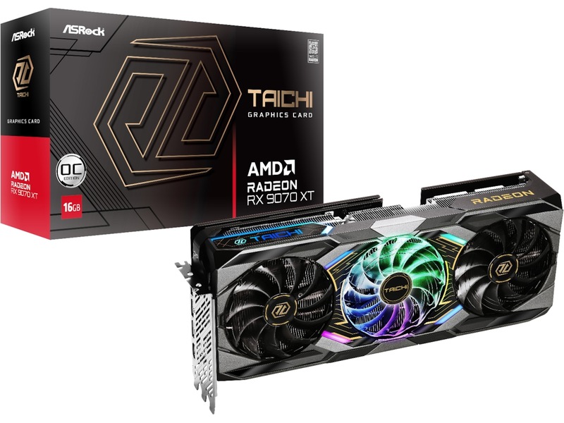 ASRock AMD Radeon RX 9070 XT Taichi OC Skjermkort