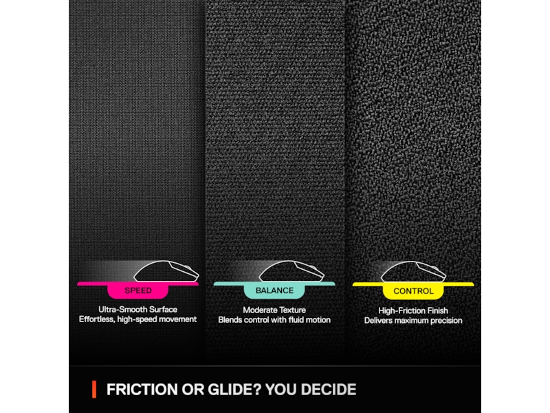 SteelSeries QcK Performance L Speed gamingmusematte Gamingmusematte