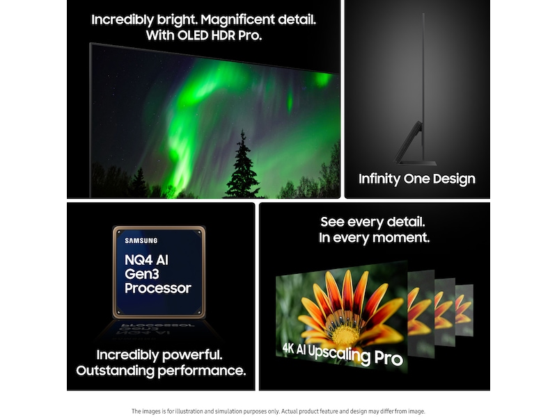 Samsung 55" S95F OLED 4K Smart-TV (2025) 50 - 59 tommer TV