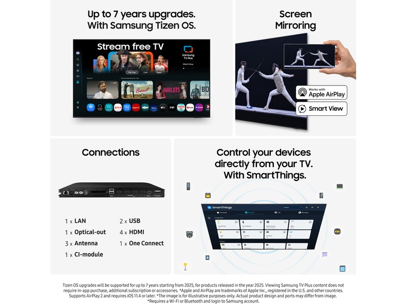 Samsung 55" S95F OLED 4K Smart-TV (2025) 50 - 59 tommer TV