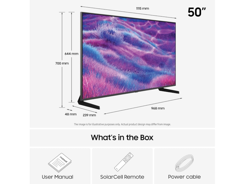 Samsung 50" QN80F Neo QLED 4K Mini LED Smart-TV (2025) 50 - 59 tommer TV