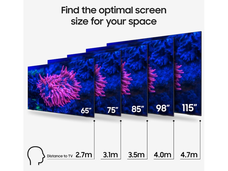 Samsung 75" QN73F Neo QLED 4K Mini LED smart-TV (2025) 70 - 79 tommer TV