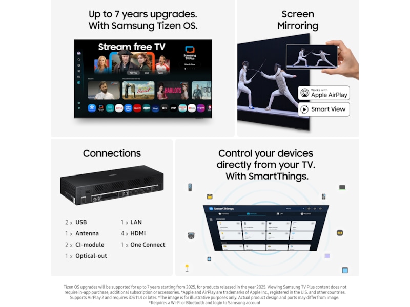 Samsung 50" The Frame LS03FA QLED 4K Smart-TV (2025) 50 - 59 tommer TV