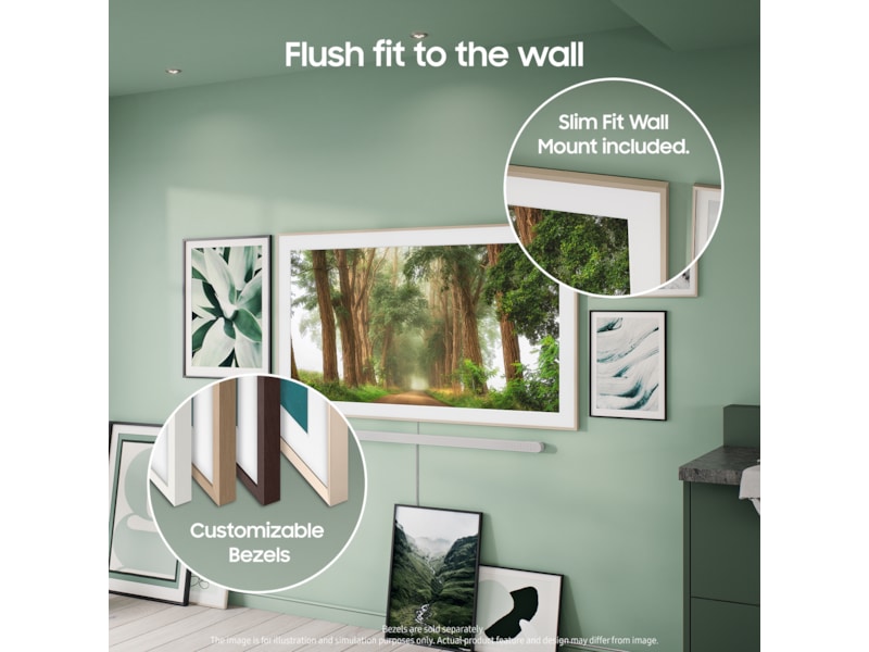 Samsung 55" The Frame LS03FA QLED 4K smart-TV (2025) 50 - 59 tommer TV