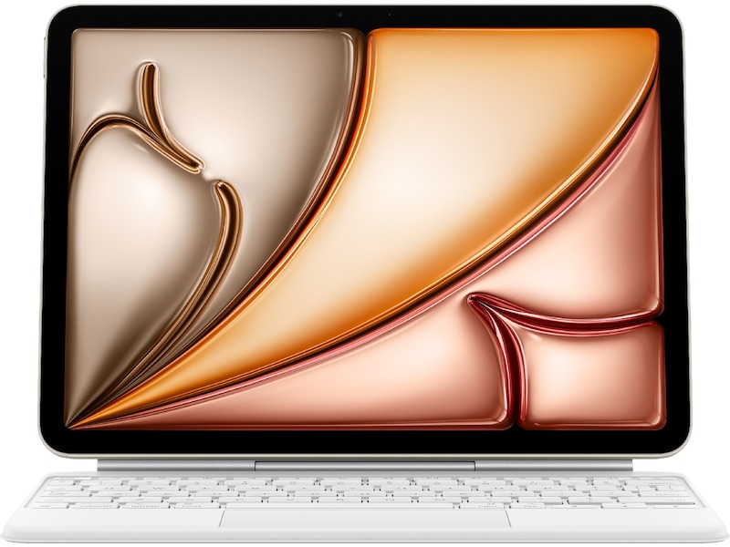 Apple iPad Air 11" Magic Keyboard (hvit) Tastatur og stylus