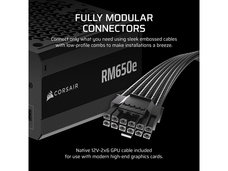 Corsair RMe Series RM650e PSU Enheter