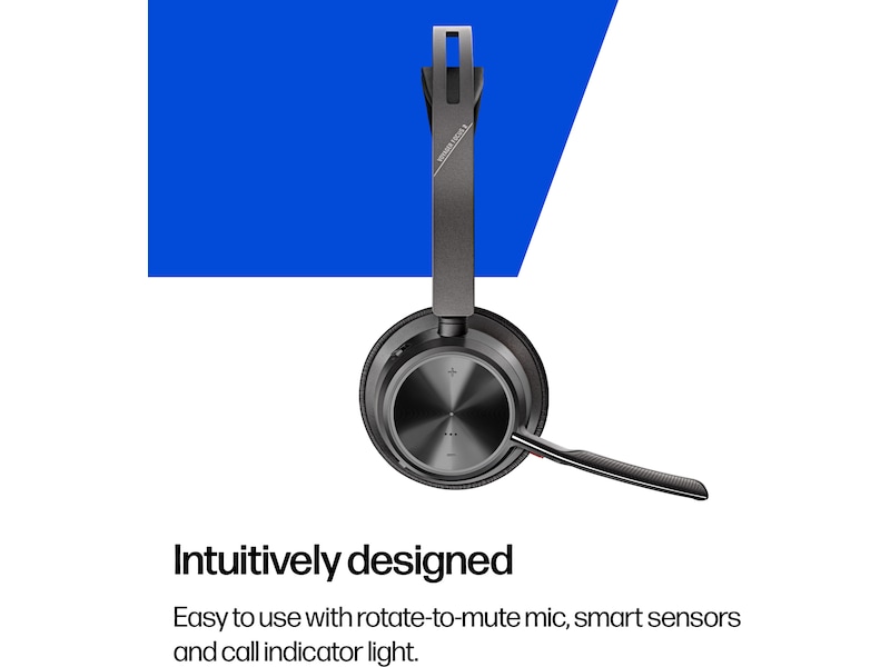 HP Poly Voyager Focus 2 MS USB-C trådløst headset Trådløse hodesett