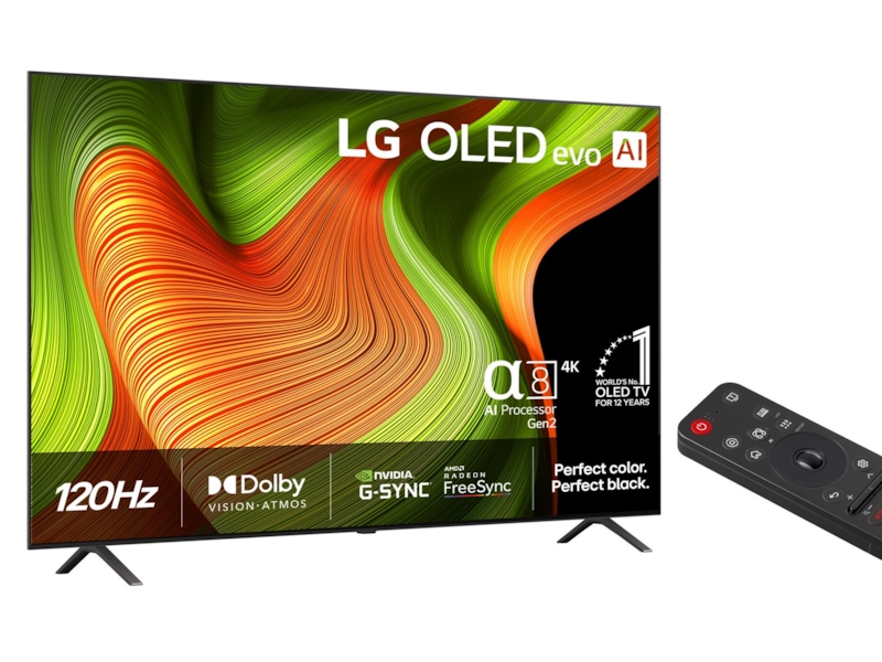 LG 77" B5 AI 4K OLED smart-TV (2025) 70 - 79 tommer TV