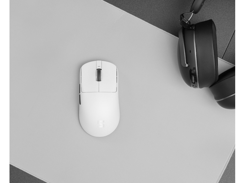 Svive Flow 5 Trådløs Gamingmus (hvit) Gamingmus