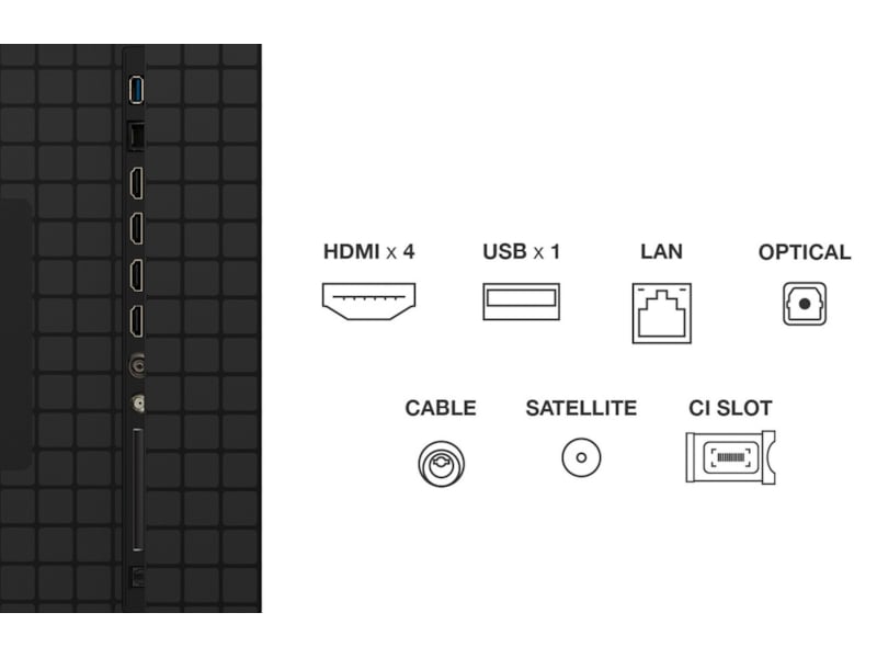 TCL 4K QD-Mini LED Google TV 98C8K Over 80 tommer TV