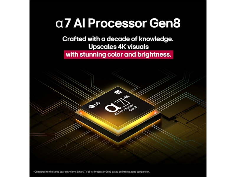 LG 55" UA73 AI 4K UHD smart-TV (2025) 50 - 59 tommer TV