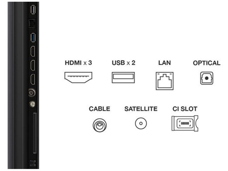TCL 65" C69KS 4K QD-Mini LED Google TV 60 - 69 tommer TV