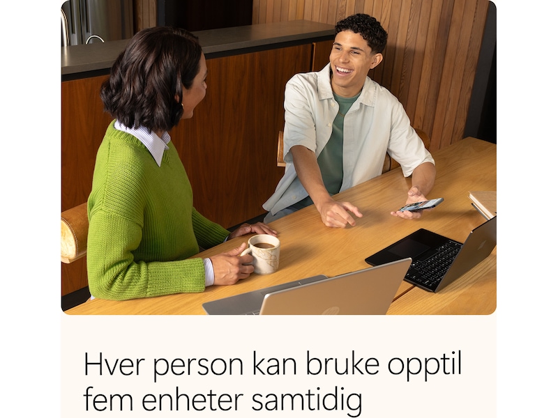 Microsoft M365 Family 1 år Kontorapplikasjoner