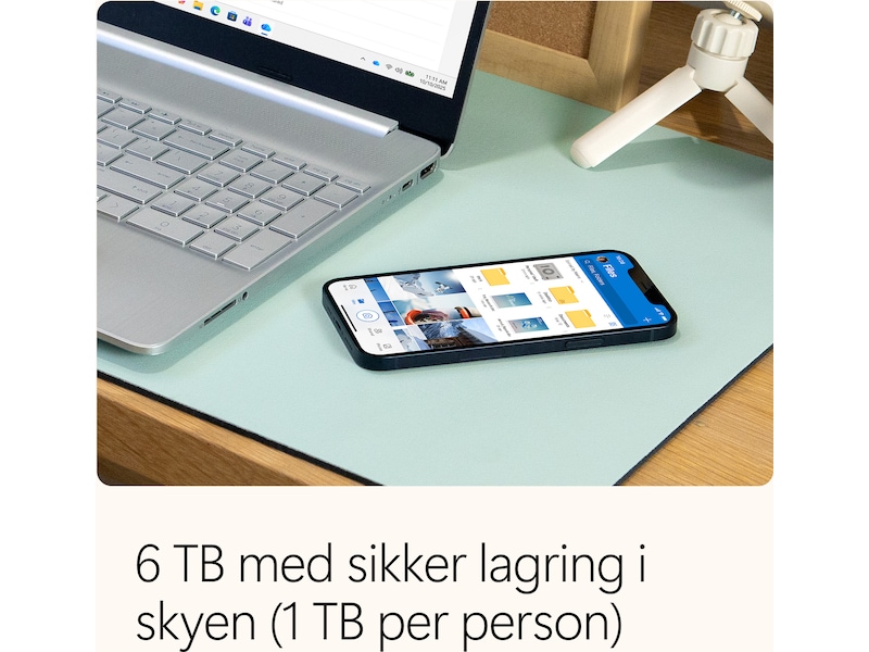 Microsoft M365 Family 1 år Kontorapplikasjoner