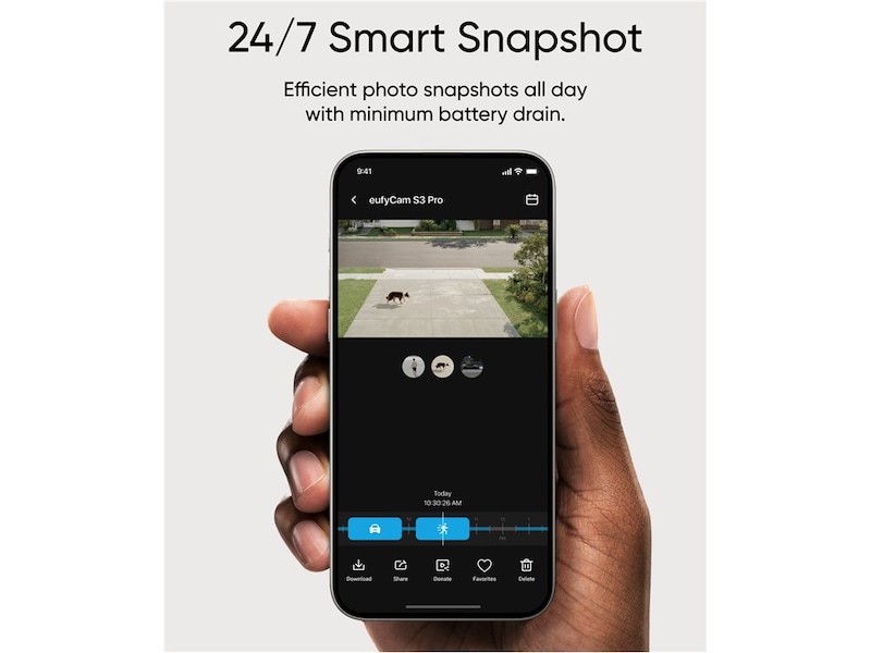 Eufy eufyCam S3 Pro overvåkningskamera sett 2-pack + HomeBase S380 Overvåkningskameraer