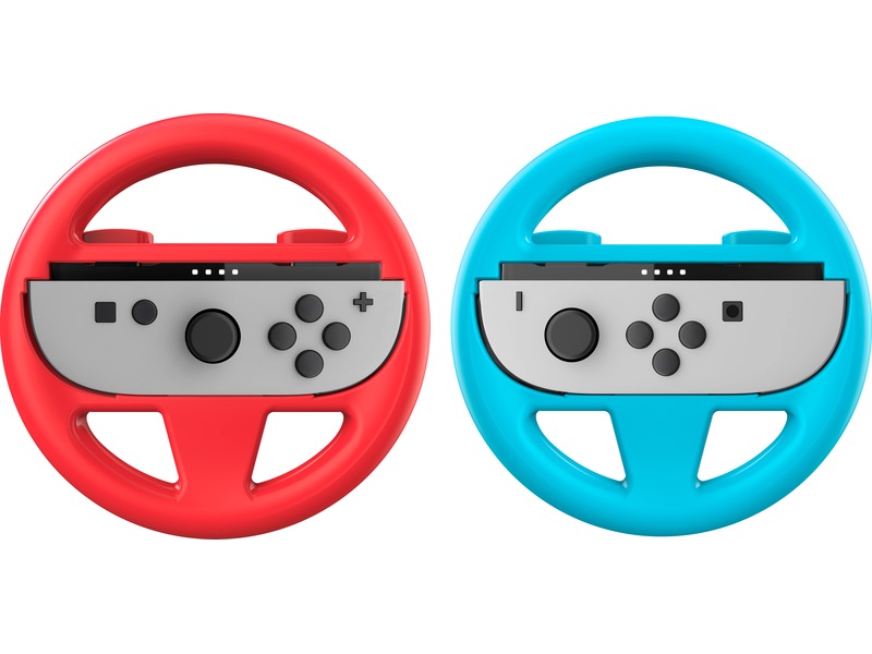 Nacon Dual Wheel for Nintendo Switch 2 (rød/blå) Tilbehør til spillkonsoller
