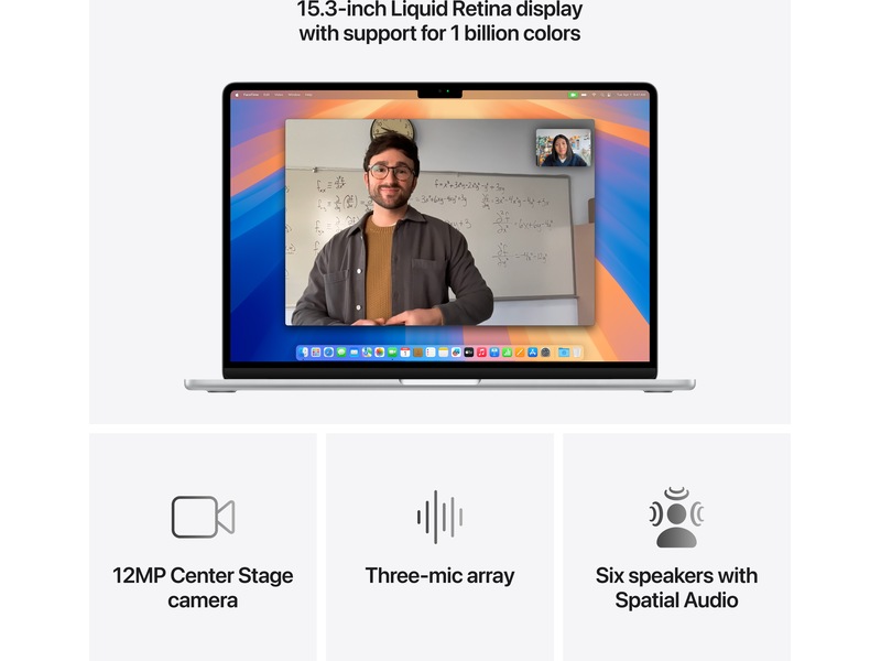 MacBook Air 15" M4 (2025) 512GB (sølv) PC - Bærbar / laptop