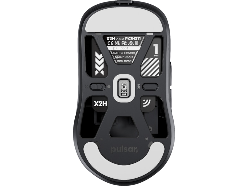 Pulsar X2H V3 Mini trådløs gamingmus (sort) Gamingmus