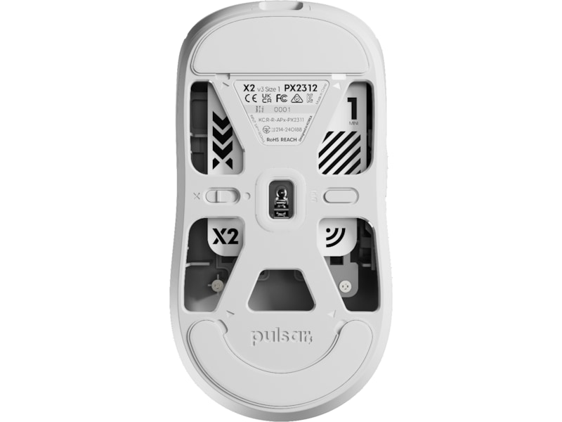 Pulsar X2 V3 Mini Trådløs gamingmus (hvit) Gamingmus