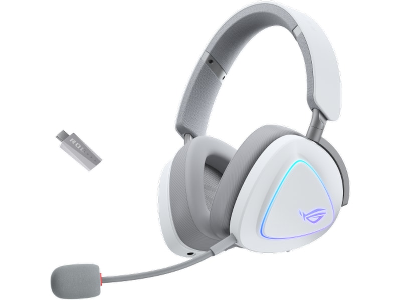 Asus ROG Delta II trådløst gamingheadset (hvit) Gamingheadset